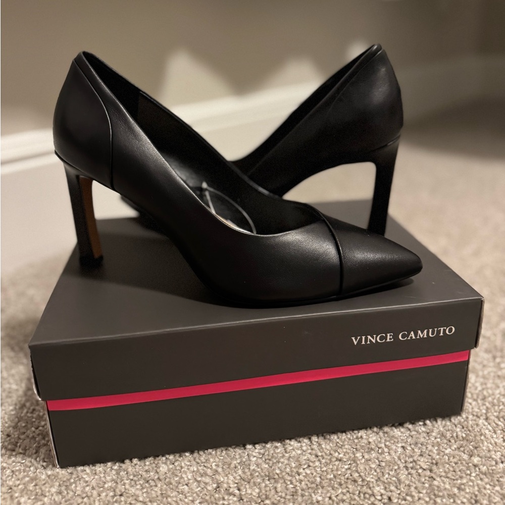 Vince Camuto black heels